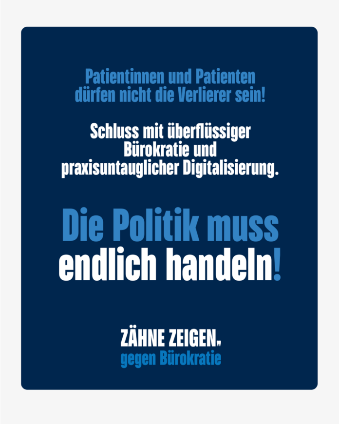 Zähne zeigen Handeln